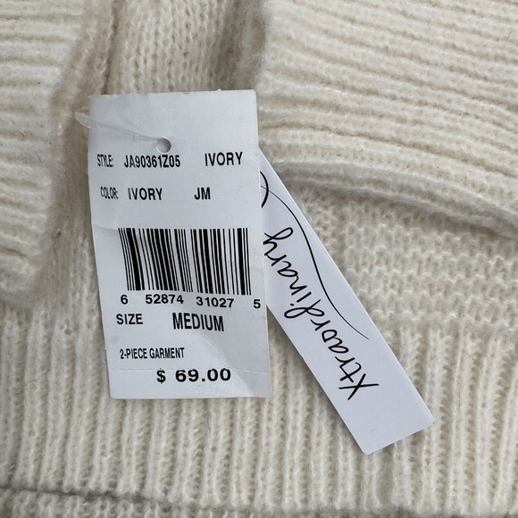 Xtraordinary 2 Piece Long Sleeve Turtle Neck Chunky Knit Sweater & Skirt… - Picture 4 of 16